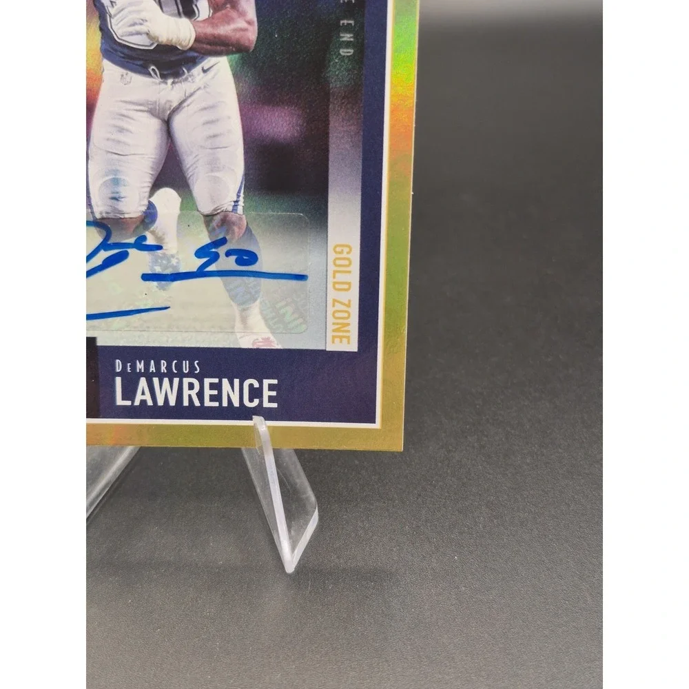 2020 Score Demarcus Lawrence #170 Gold Zone Autograph /50 (AU) Dallas Cowboys